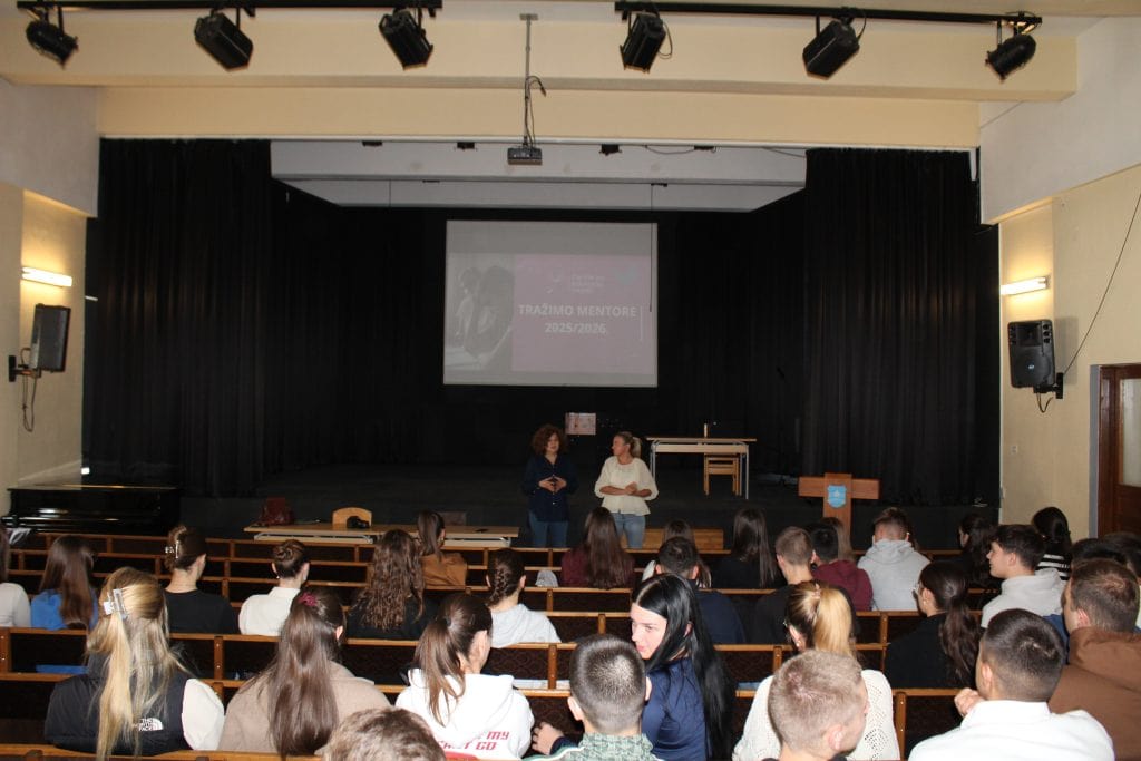 Predstavljen mentorski program “Stariji brat, starija sestra” u Katoličkom školskom centru Petar Barbarić Predstavljen mentorski program “Stariji brat, starija sestra” u Katoličkom školskom centru Petar Barbarić