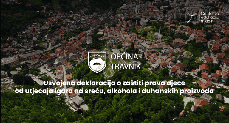 Travnik usvojio Deklaraciju o zaštiti djece i mladih: Primjer saradnje institucija i civilnog društva